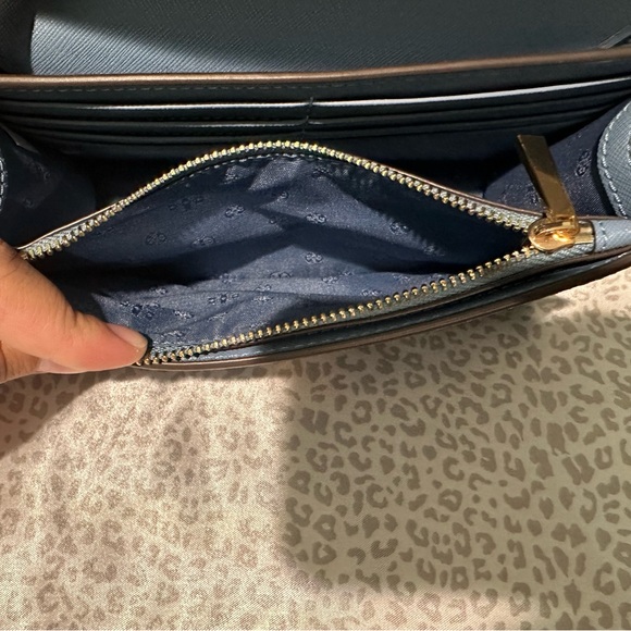 Tory Burch Emerson Mini Top Handle Bag in Blue Yonder - Picture 7 of 11